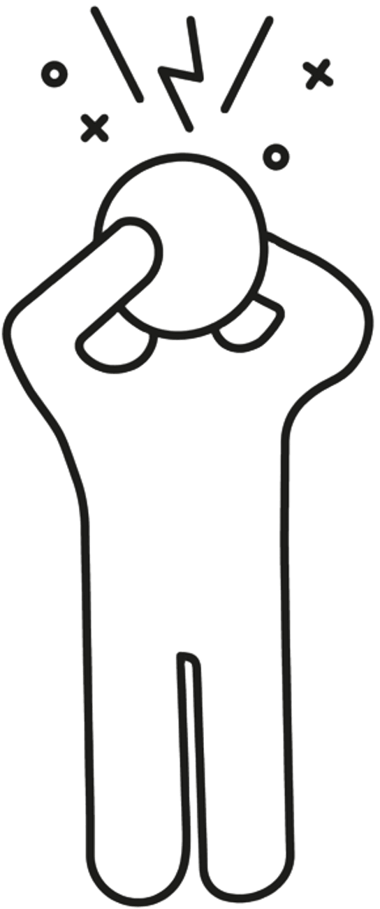 vecteezy stress or anxiety line outline icon 